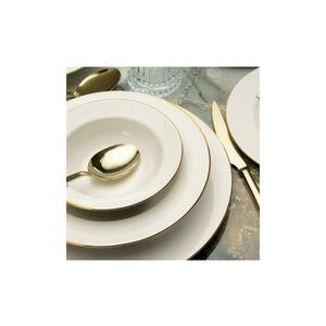 24 darabos krémszínű/arany porcelán étkészlet 973BRS3168 kép