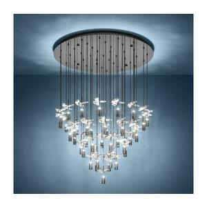 Eglo 390493 - LED csillár kábelen COMAREIRA 43xLED/2, 1W/230V 2200/3000/4000K króm 390493 kép