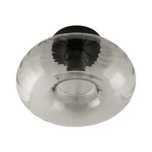 Osram - Mennyezeti lámpa DECOR SMOKE 1x E27/12W/230V átm. 28 cm fekete/füstszürke 4058075850026 kép