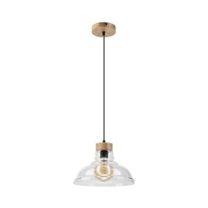 SINGLE függőlámpa kábellel, 1xE27/60W/230V, átm. 28 cm, tölgy LM-1.312/DĄB kép