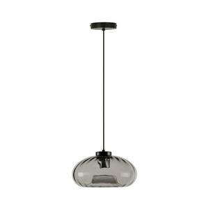 Osram - Kábeles csillár DECOR SMOKE 1xE27/12W/230V átm. 28 cm fekete/füstszürke 4058075850002 kép