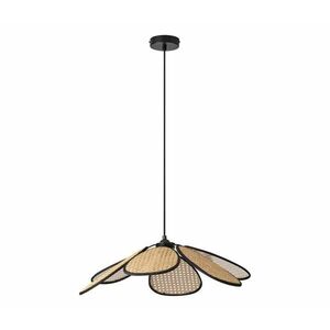 Osram - Kábeles függőlámpa DECOR RATTAN 1xE27/15W/230V átm. 58 cm bézs/fekete 4058075847187 kép
