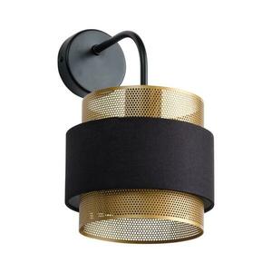 Osram - Fali lámpa DECOR HORNET 1xE27/10W/230V fekete/arany 4058075847828 kép