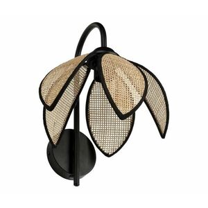 Osram - Fali lámpa DECOR RATTAN 1xE27/15W/230V bézs/fekete 4058075847262 kép