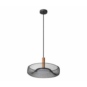 Osram - LED függeszték kábelen DECOR MESH LED/18, 5W/230V átmérő 40 cm fekete/kaucsukfa 4058075847422 kép