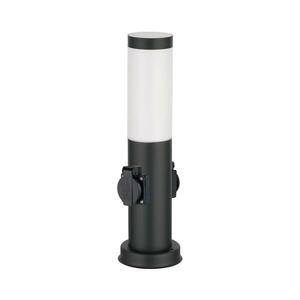 Brilagi - NOVA kültéri lámpa 2 db SCHUKO aljzattal 1xE27/15W/230V 40 cm IP44 fekete FG-KH142PSH-40-2SO-BLK kép