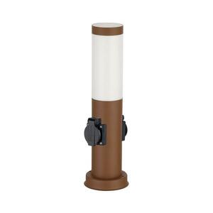 Brilagi - Kültéri lámpa 2 db SCHUKO aljzattal NOVA 1xE27/15W/230V 40 cm IP44 barna FG-KH142PSH-40-2SO-RUST kép