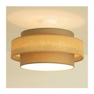 BRILAGI - Felületre szerelhető csillár RESNA 1xE27/60W/230V átm. 40 cm barna/bézs H0371 kép