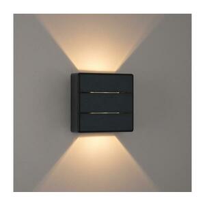 Brilagi - LED kültéri fali lámpatest DOUBLERAY LINE LED/6W/230V fekete IP54 BRI655 kép