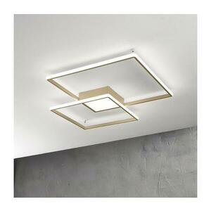 Ondaluce - LED Fényerőszabályozható mennyezeti lámpa DOWEL LED/46W/230V 55x55 cm aranyszínű PL.DOWEL/PC-ORO kép