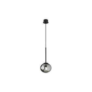 Ondaluce - Kábelre függeszthető csillár JEWEL 1xE14/10W/230V átm. 17 cm fekete/füstszínű SO.JEWEL/NERO kép