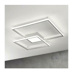 Ondaluce - Dimmelhető LED mennyezeti lámpa DOWEL LED/60W/230V 75x75 cm ezüst PL.DOWEL/SILVER-GR kép