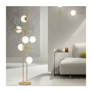 Ondaluce - JEWEL állólámpa 6xE14/10W/230V 166 cm arany/fehér PT.JEWEL/ORO kép