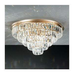 Ondaluce - Kristály mennyezeti lámpa CASTLE 12xG9/7W/230V Ø 60 cm arany PL.CASTLE/MD-ORO kép