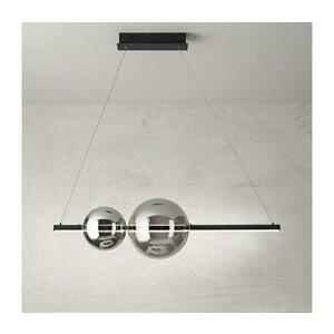 Ondaluce - LED dimmelhető csillár kábellel FUFI LED/40W/230V fekete/füstfekete SO.FUFI/NERO kép