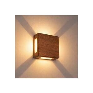 Brilagi - LED kültéri fali lámpa QUADRAY LED/6W/230V fa hatású dekor IP54 BRI649 kép