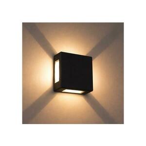 BRILAGI - LED kültéri fali lámpatest QUADRAY LED/6W/230V fekete IP54 BRI647 kép