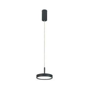 Ondaluce - LED kábeles függeszték NINA LED/20W/230V Ø 19 cm fekete SO.NINA/NERO kép