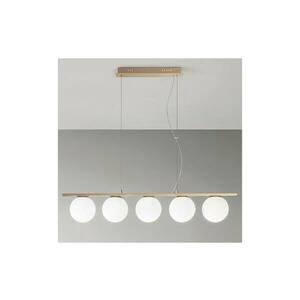 Ondaluce - Kábelre függesztett MONILE csillár 5xE14/10W/230V arany/fehér SO.MONILE/5-ORO kép