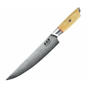 Gudaro - Damaszkuszi porciózó kés HIKARI 8", 67 rétegű acél, hossza 20 cm GD1005-E kép
