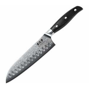Gudaro - Damaszkuszi Santoku konyhakés SHIRO 7", 67 rétegű acél, hossz 17, 5cm GD1006-D kép