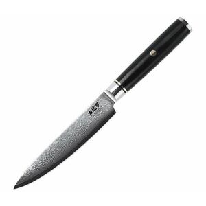 Gudaro - AKIRO 5" damaszkuszi univerzális konyhakés, 12, 5 cm hosszú, fekete GD1004-A kép