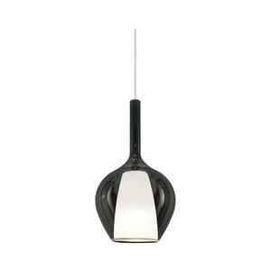 Ideal Lux - Kábeles függőlámpa KALIQUE 1xE27/42W/230V átm. 18 cm füstös fekete 359861 kép