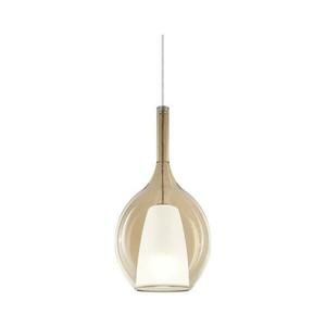 Ideal Lux - KALIQUE kábeles függőlámpa 1xE27/42W/230V átm. 18 cm füstös bézs 360003 kép