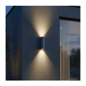 Ideal Lux - GUN kültéri fali lámpatest 1xGU10/35W/230V, 21 cm, IP44, szürke 163628 kép