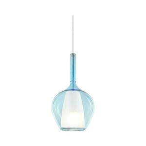 Ideal Lux - KALIQUE kábeles függeszték 1xE27/42W/230V átm. 18 cm füstös kék 359960 kép
