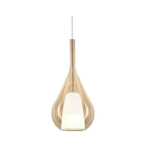 Ideal Lux - Kábelre szerelt csillár KALIQUE 1xE27/42W/230V átm. 18 cm füstös bézs 360058 kép