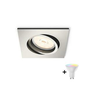 Philips - LED RGBW dimmelhető beépíthető mennyezeti lámpa DONEGAL 1xGU10/4, 8W/230V + távirányító P1939+AI2363 kép