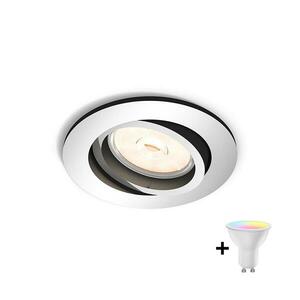 Philips - LED RGBW dimmelhető süllyesztett lámpatest DONEGAL 1xGU10/4, 8W/230V + távirányító P1931+AI2362 kép