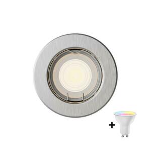 Philips - LED RGBW dimmelhető beépíthető mennyezeti lámpatest PERIDOT 1xGU10/6, 5W/230V ezüst P7277+AI2363 kép