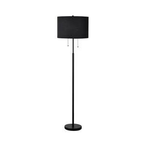 Light Prestige FOGO állólámpa 2xE27/15W/230V fekete LP-0304/2F BK kép