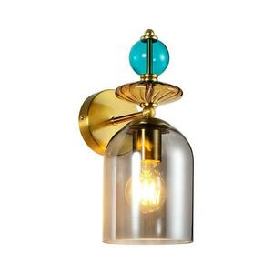 Light Prestige TROPEA fali lámpa 1xE27/15W/230V arany/kék/füstös bézs/szürke LP-2004/1W SM kép