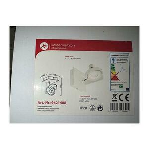 Lampenwelt - LED fali lámpa 1xGU10/5W/230V 4251096536904 kép