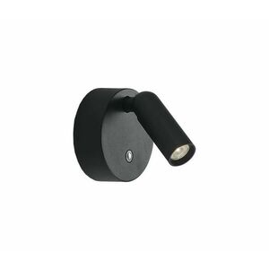 Ideal Lux - LED, dimmelhető, újratölthető fali spotlámpa BEAN LED/3W/5V CRI 95 fekete 350240 kép