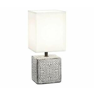 Ideal Lux - Asztali lámpa KALI 1xE14/40W/230V fehér/szürke 245348 kép