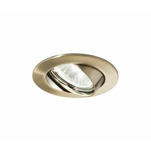Ideal Lux - Beépíthető lámpatest SWING 1xGU10/28W/230V átm. 8, 2 cm sárgaréz 083186 kép