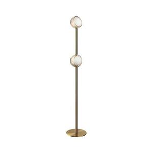 Ideal Lux - BLOOM állólámpa LED 2×5, 5W/230V CRI 90 arany/füstbézs 366616 kép