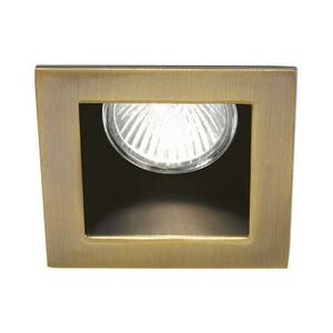 Ideal Lux - FUNKY süllyesztett mennyezeti lámpatest 1xGU10/50W/230V 9x9 cm sárgaréz 083247 kép
