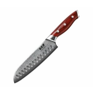 Gudaro -Damaszkuszi Santoku konyhakés KENSHO 7", 67 rétegű acél, hossza 17, 5cm GD1002-E kép