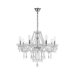 Light Prestige CRISTALLO láncos csillár 8xE14/60W/230V fényes króm LP-2940/8P kép