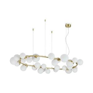 Ideal Lux - LED csillár kábellel PERLAGE 30xG9/3W/230V 143 cm arany/fehér 296746 kép