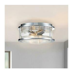Elstead Quintiesse QN-ASHLANDBAY-F-PC-BATH-fürdőszobai mennyezeti lámpatest ASHLAND 2xE27/60W/230V IP44 QN-ASHLANDBAY-F-PC-BATH kép