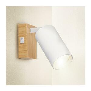 BRILAGI - SELE fali spotlámpa 1xGU10/30W/230V, fehér/tölgy dekor WO-SELEWL-WH-WD02-OEM kép