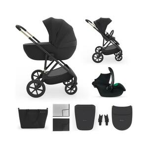 KINDERKRAFT - PRIME 3 Venezian 3 az 1-ben kombinált babakocsi, elegáns fekete KSPRIM03BLK3000 kép