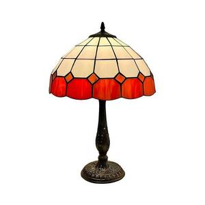 BRILAGI - Tiffany vitrázs asztali lámpa SIENNA 2xE27/60W/230V BRT-8008C kép