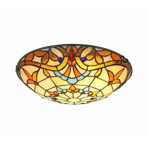 BRILAGI - Tiffany-üveg mennyezeti lámpa MIRABELLA 2xE27/60W/230V átm. 40 cm BRC-12028 kép